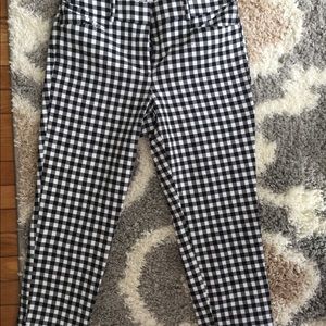 LOFT gingham pants